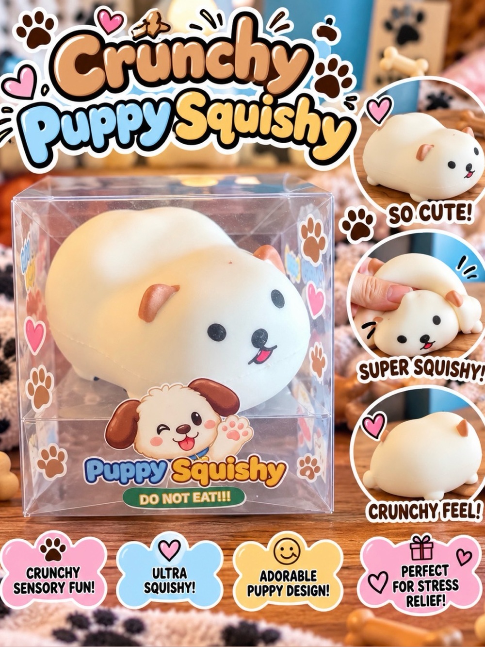 Crunchy Puppy Squishy